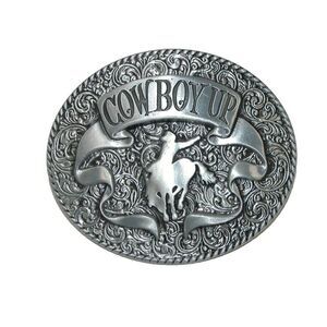 CTM Cowboy Up Belt Buckle